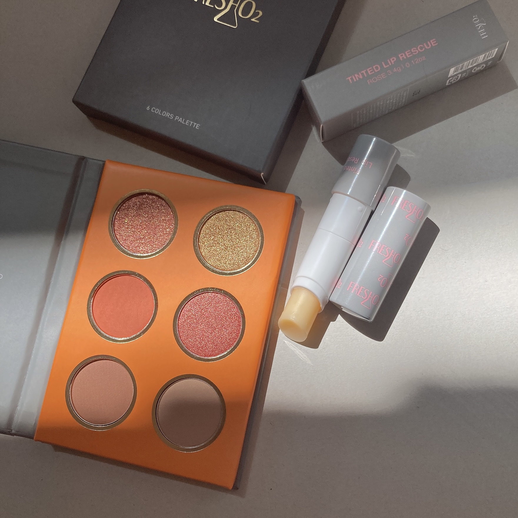 ライプンアイカラーパレット シュガーパンプキン/FRESHO2/アイシャドウパレットを使ったクチコミ（1枚目）