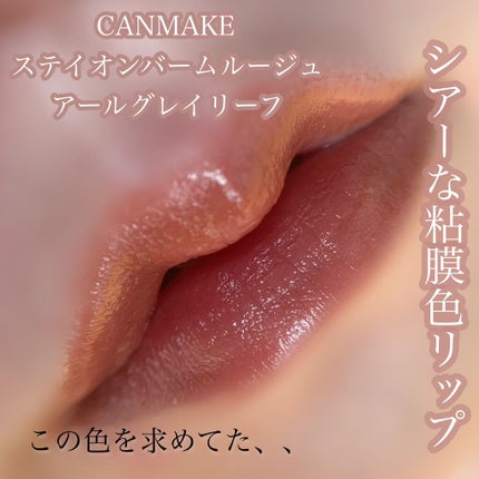 ステイオンバームルージュ/キャンメイク/口紅を使ったクチコミ(1枚目)