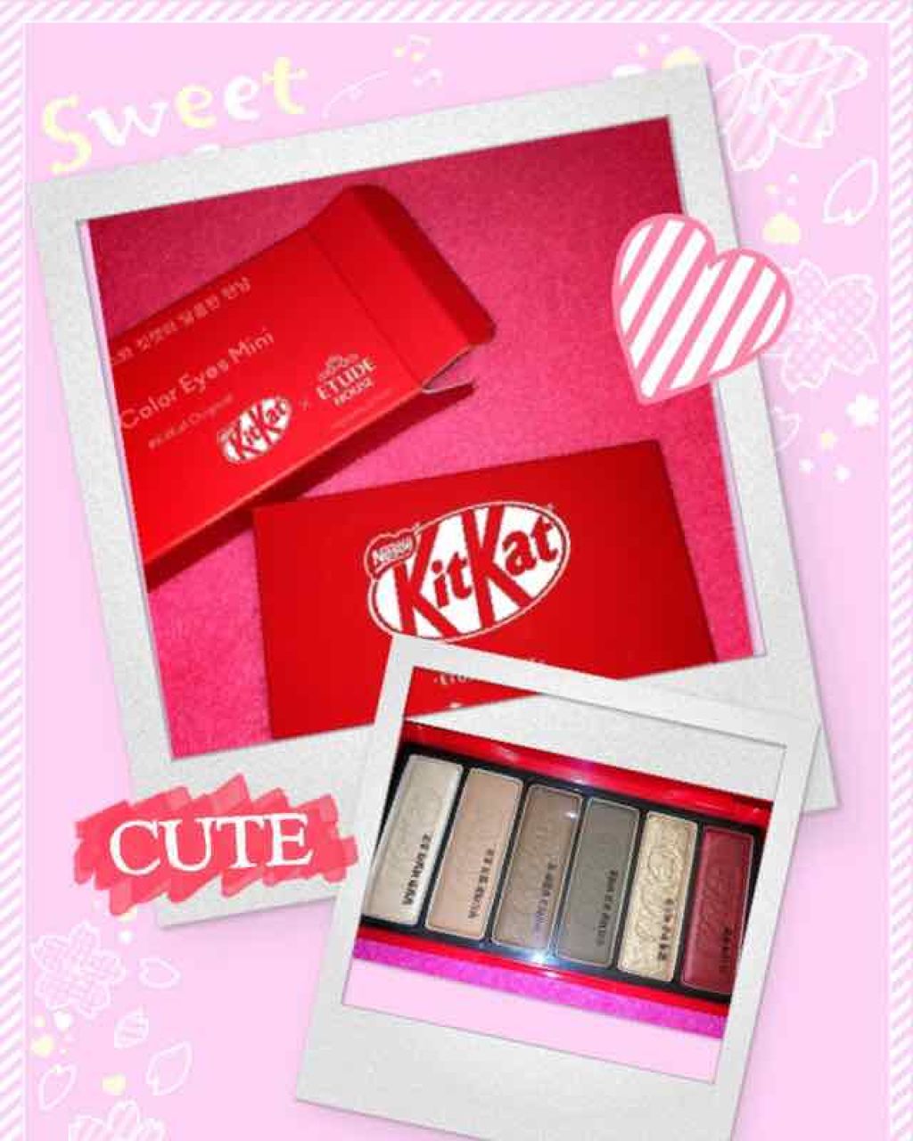 プレイカラーアイズ ミニ #キットカットオリジナル/ETUDE/アイシャドウパレットを使ったクチコミ（1枚目）