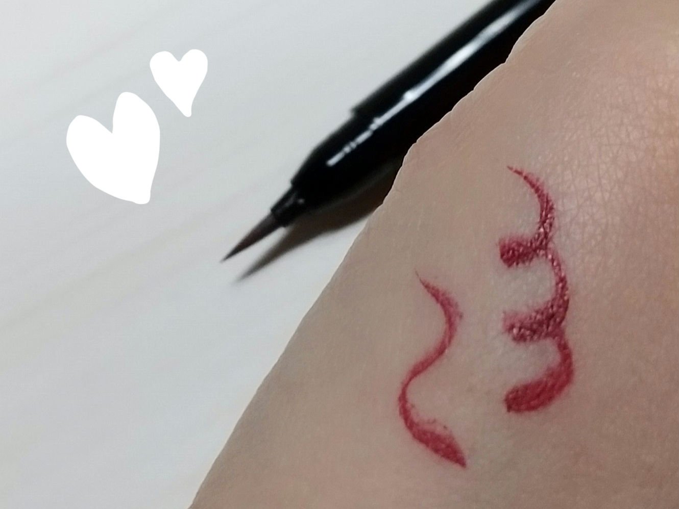 sopo リキッドアイライナーのクチコミ「sopoのリキッドアイライナー(*•᎑•*)︎💕︎︎
04番のバイオレットのカラーなんですが、.....」（3枚目）