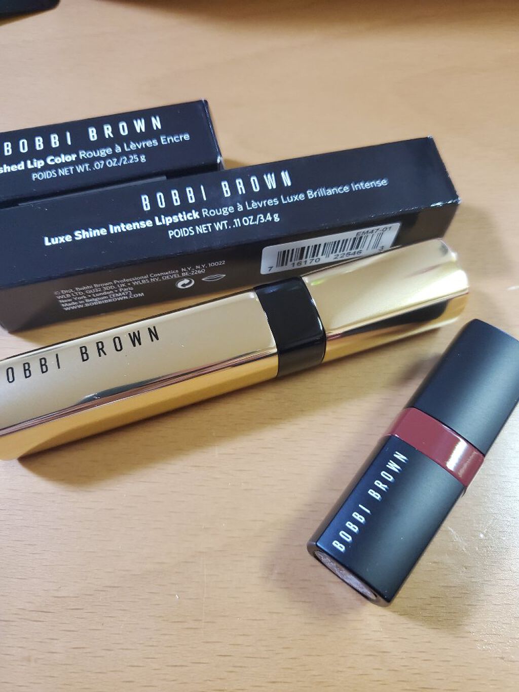 リュクス シャイン インテンス リップスティック 01 ベアトゥルース/BOBBI BROWN/口紅を使ったクチコミ（1枚目）
