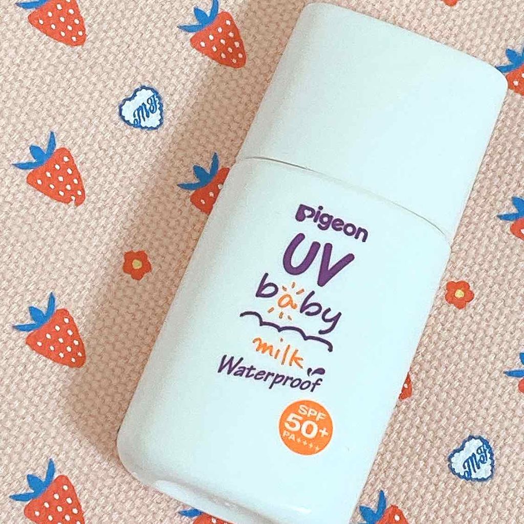 UVベビーミルク ウォータープルーフ SPF50/ピジョン/日焼け止めミルクを使ったクチコミ（1枚目）