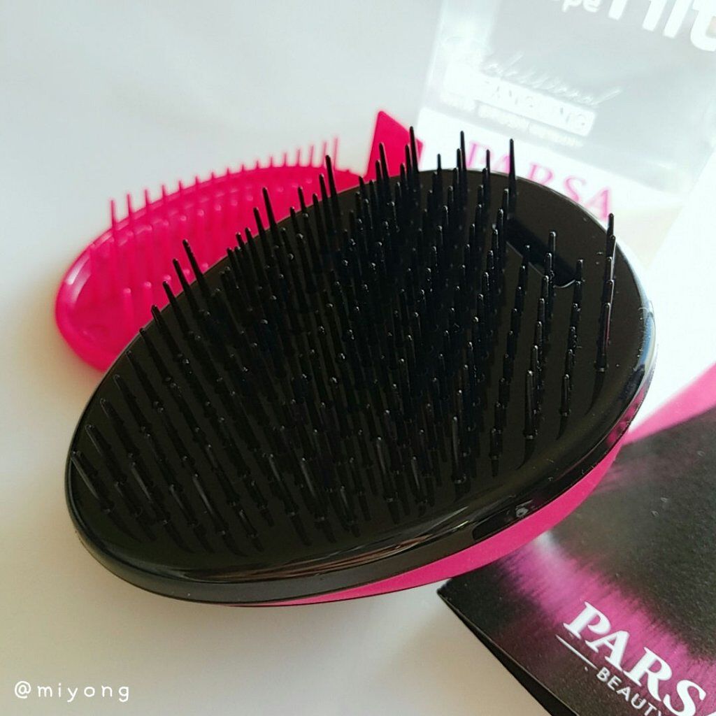 ヴィーナス ビューティーコンパクトブラシ/PARSA/ヘアブラシを使ったクチコミ（3枚目）