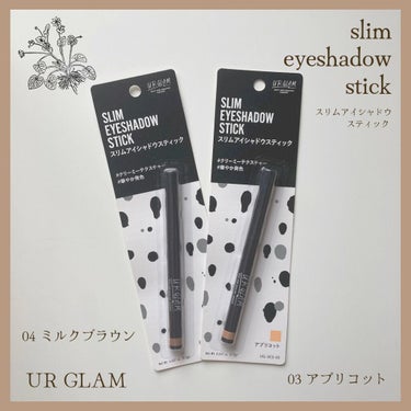 SLIM EYESHADOW STICK/U R GLAM/ジェル・クリームアイシャドウを使ったクチコミ（1枚目）