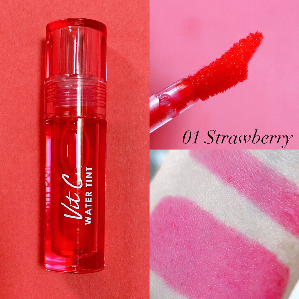 Vit C ウォーターティント/CathyDoll/リップティントを使ったクチコミ（3枚目）