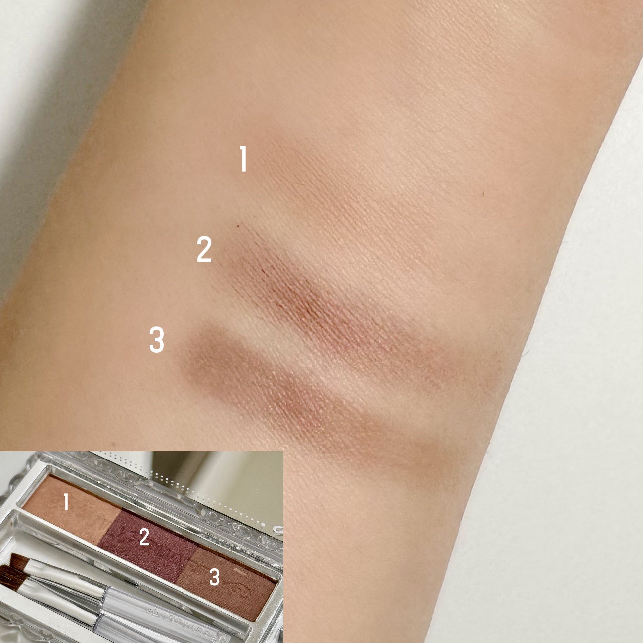 ジルスチュアート ニュアンスブロウパレット/JILL STUART/パウダーアイブロウを使ったクチコミ(2枚目)