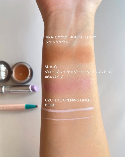 パウダー キス アイシャドウ/M・A・C/単色アイシャドウを使ったクチコミ(6枚目)