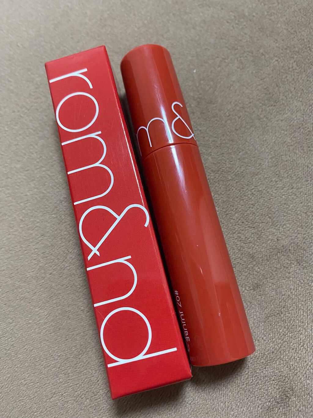 ジューシーラスティングティント/rom&nd/リップティントを使ったクチコミ(1枚目)