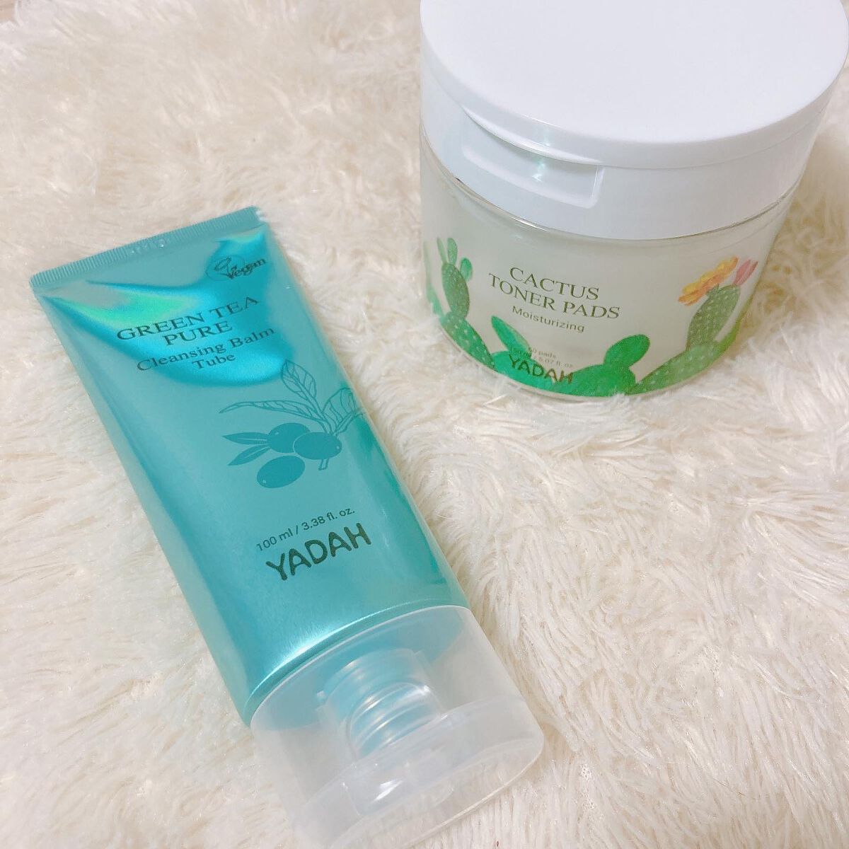 グリーンティーピュアクレンジングバームチューブ/YADAH/クレンジングバームを使ったクチコミ（1枚目）