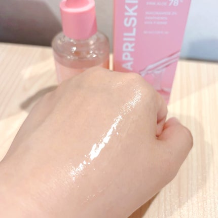 ピンクアロエムチンセラム/APRILSKIN/美容液を使ったクチコミ(4枚目)