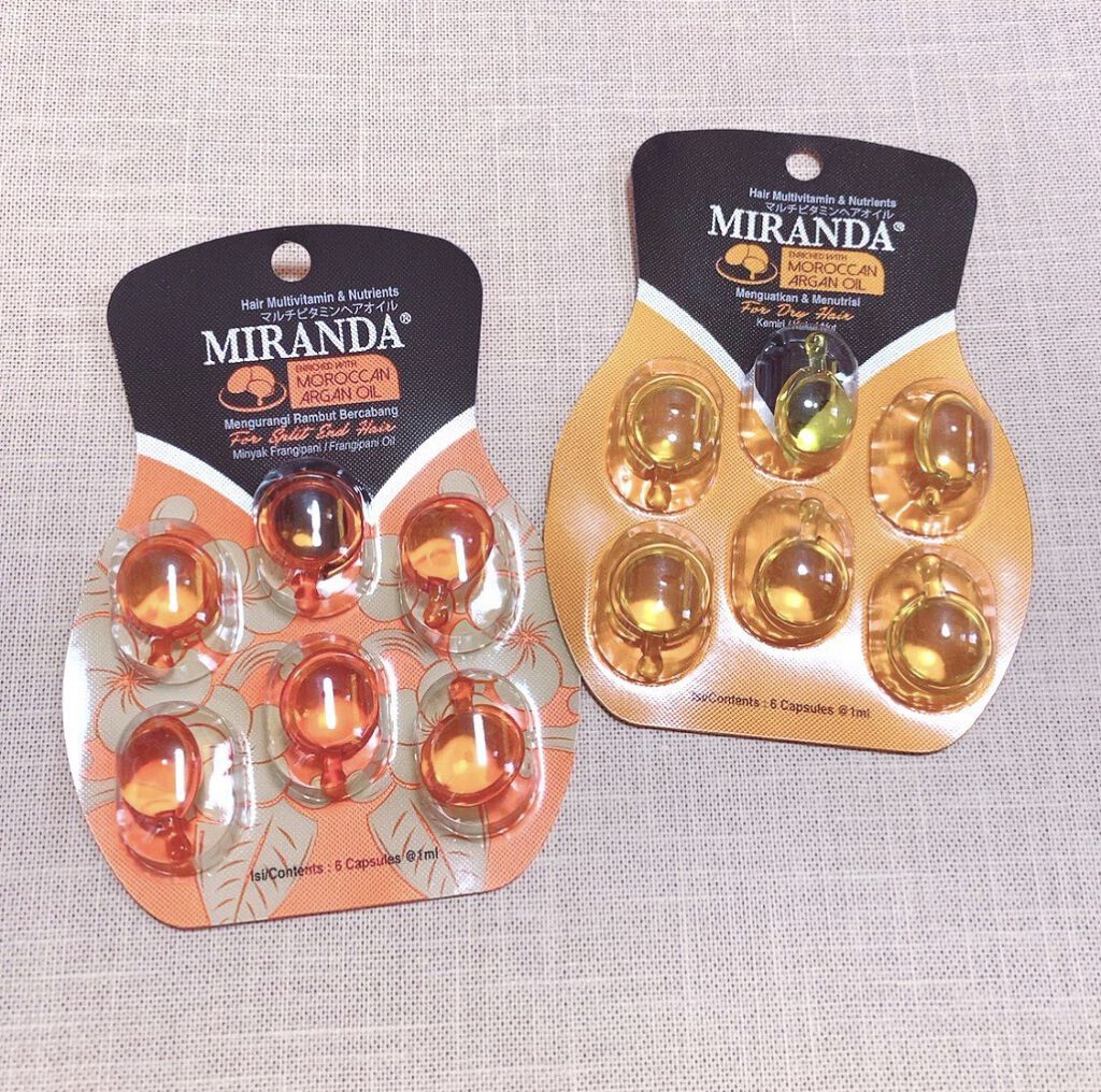 ヘアビタミン デイリーケアヘアオイル/MIRANDA/ヘアオイルを使ったクチコミ（2枚目）