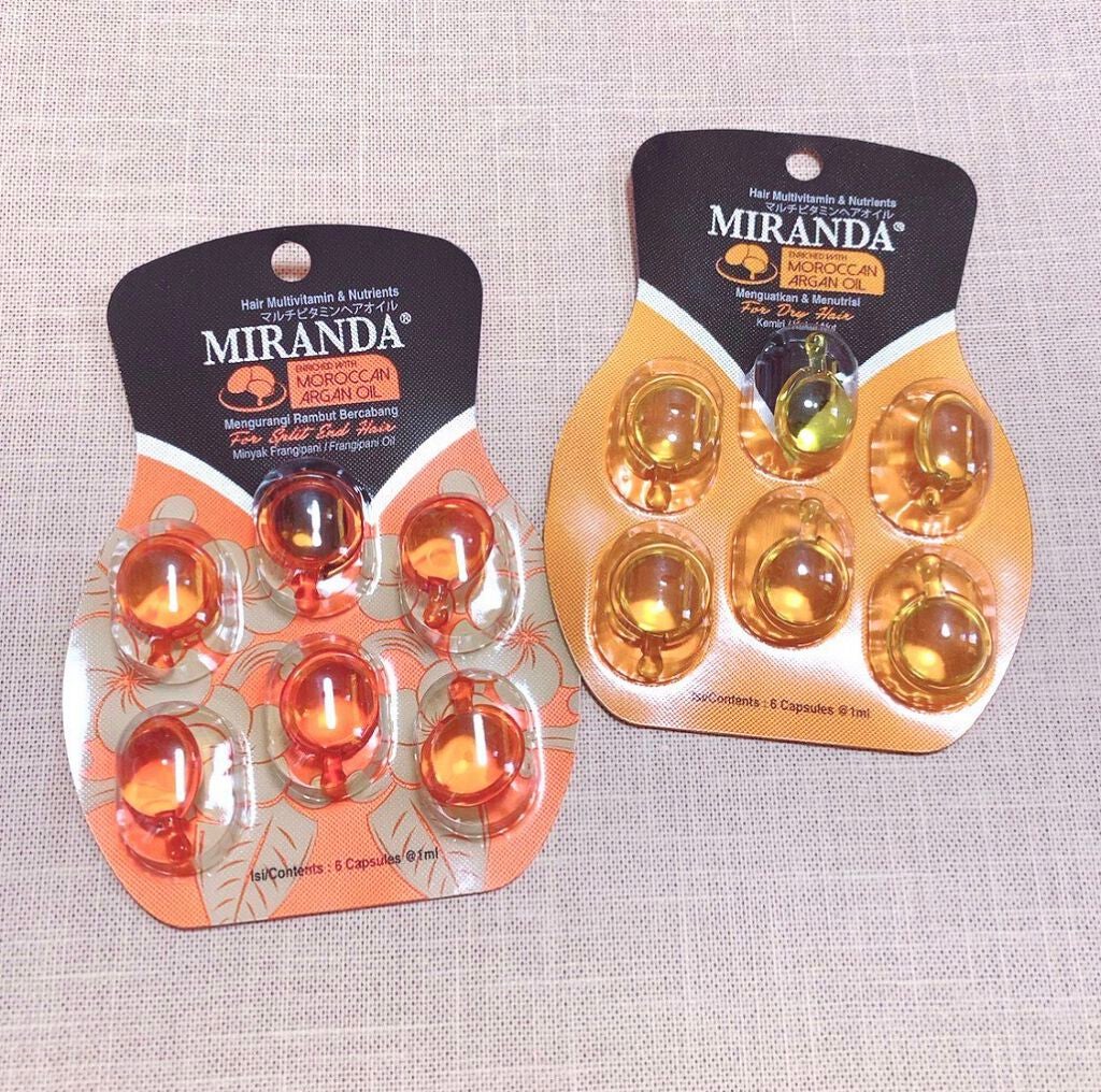 ヘアビタミン デイリーケアヘアオイル/MIRANDA/ヘアオイルを使ったクチコミ(2枚目)