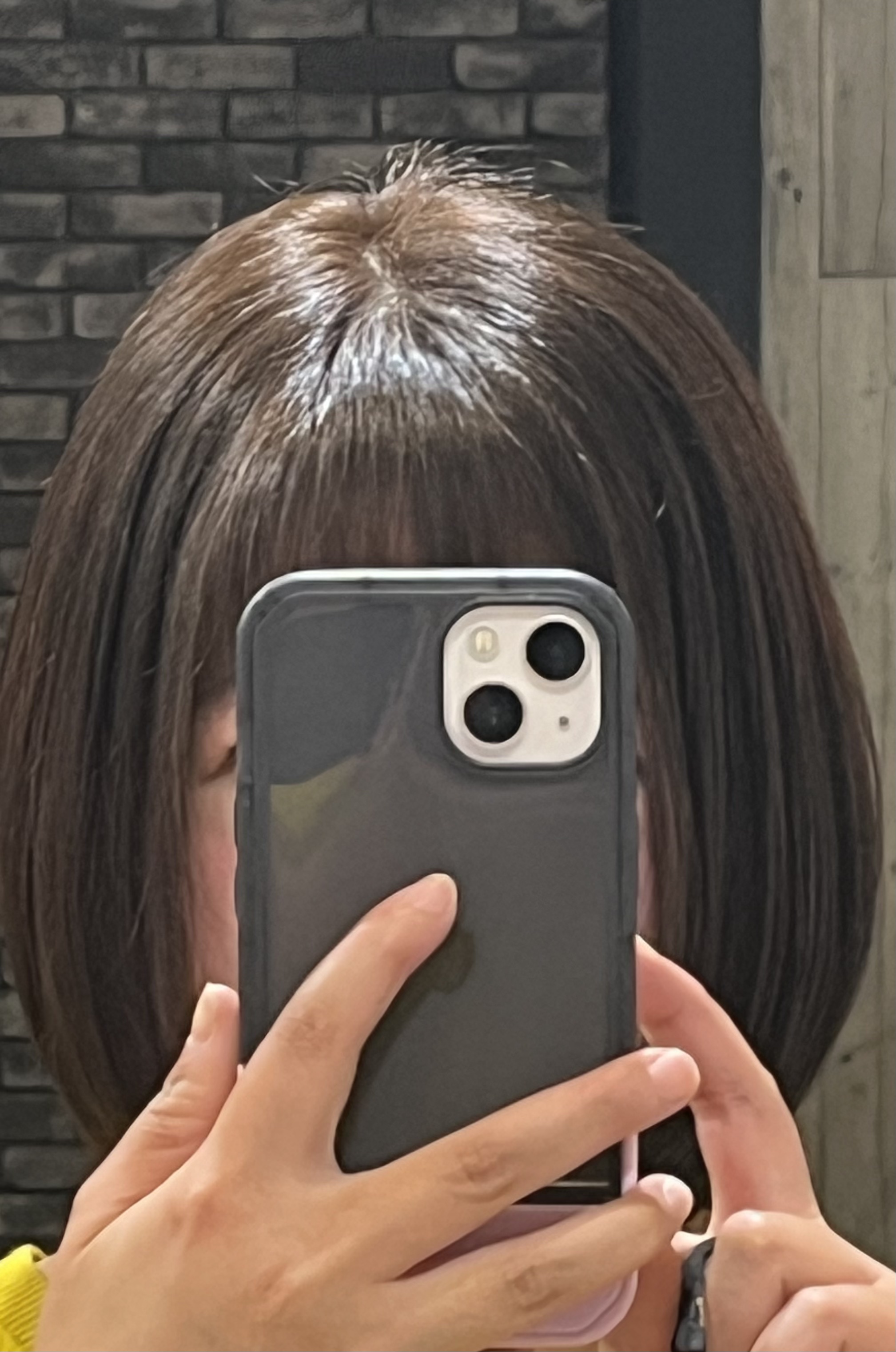 カラーリングミルク【旧】 無防備グレージュ/パルティ/ヘアカラーを使ったクチコミ（2枚目）