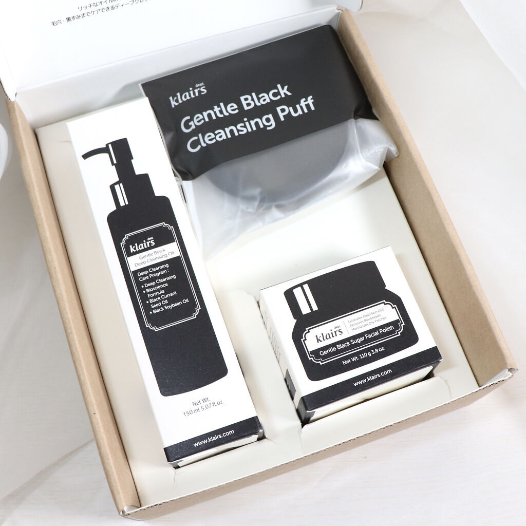 ジェントルブラックディープクレンジングオイル(150ml)/Klairs/オイルクレンジングを使ったクチコミ（2枚目）