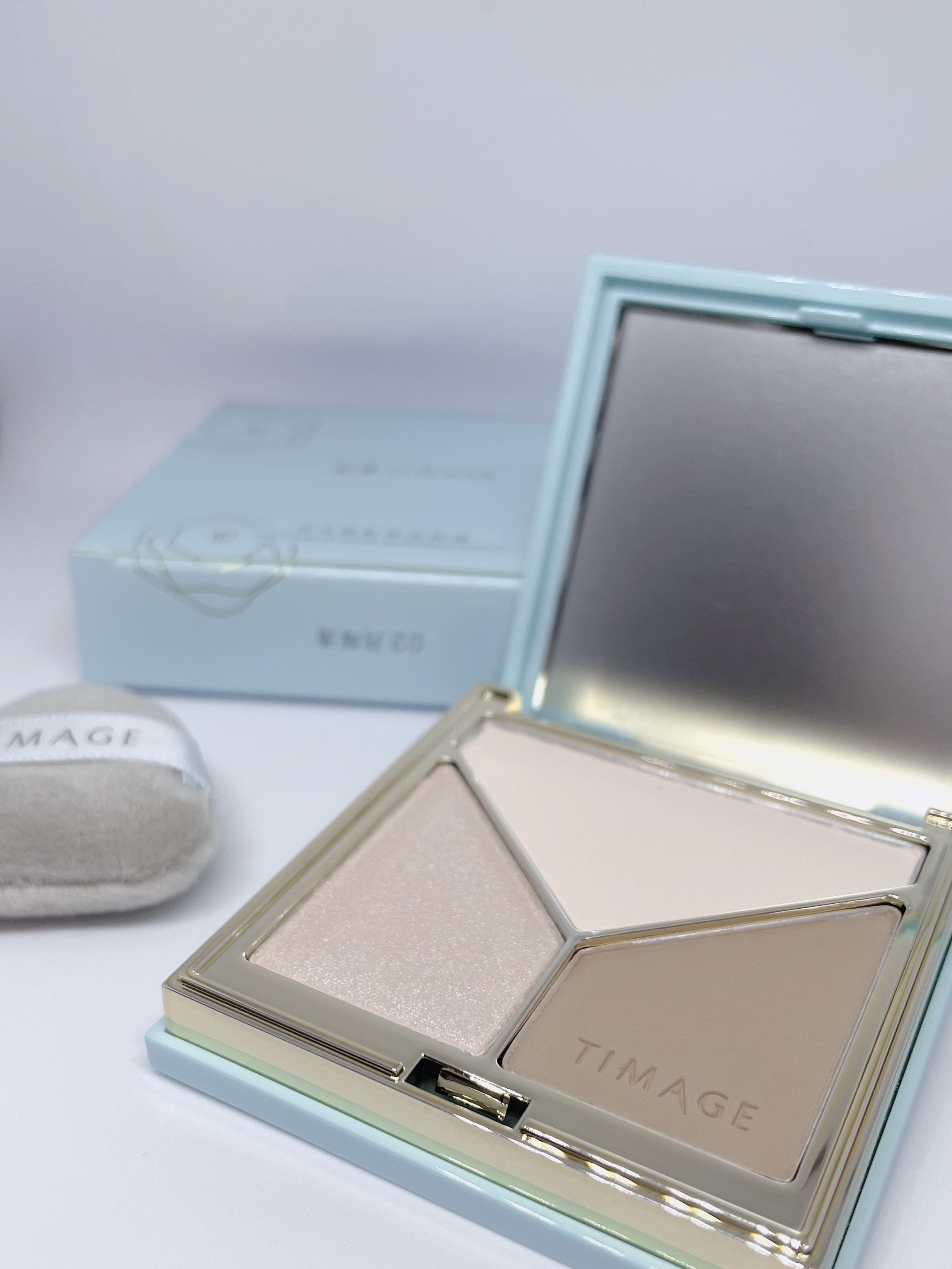 ハイライトシェーディングパレット/TIMAGE/パウダーハイライトを使ったクチコミ（2枚目）