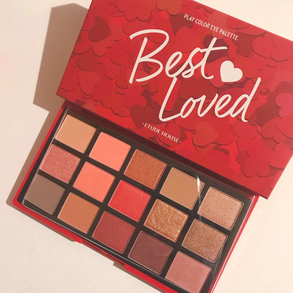 プレイカラーアイパレット ベストラブ/ETUDE/アイシャドウパレットを使ったクチコミ（1枚目）