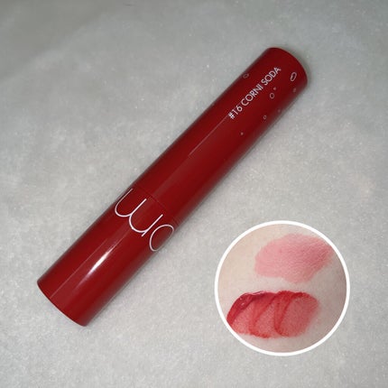 ジューシーラスティングティント/rom&nd/リップティントを使ったクチコミ(2枚目)