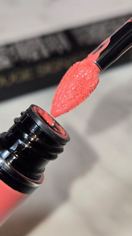 ルージュシグネチャー /ロレアル パリ/リップグロスを使ったクチコミ(3枚目)