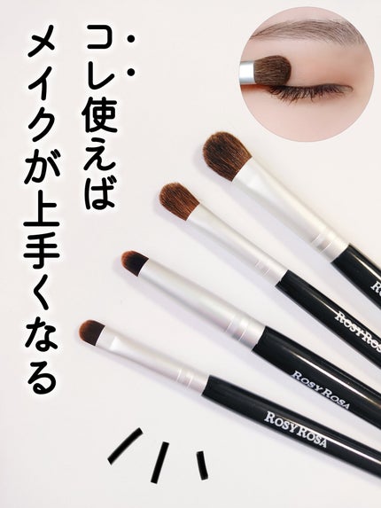 アイシャドウブラシセット/ロージーローザ/メイクブラシを使ったクチコミ(1枚目)