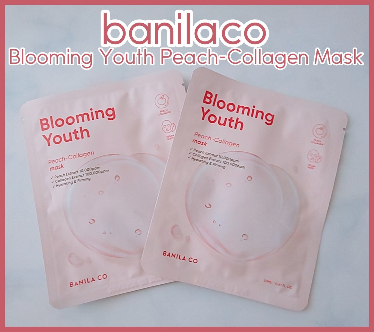 Blooming Youth Peach-Collagen Mask BANILA CO
