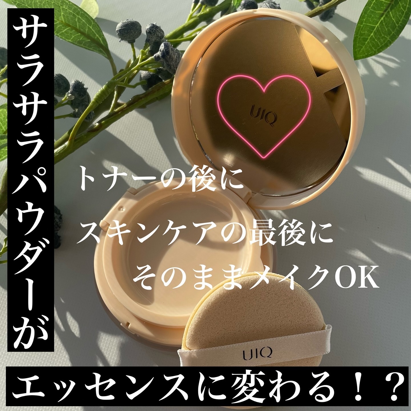 バイオムバリアエッセンスインパウダー/UIQ/ルースパウダーを使ったクチコミ（1枚目）