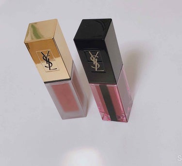 ルージュ ピュールクチュール ヴェルニ ウォーターステイン/YVES SAINT LAURENT BEAUTE/口紅を使ったクチコミ（2枚目）