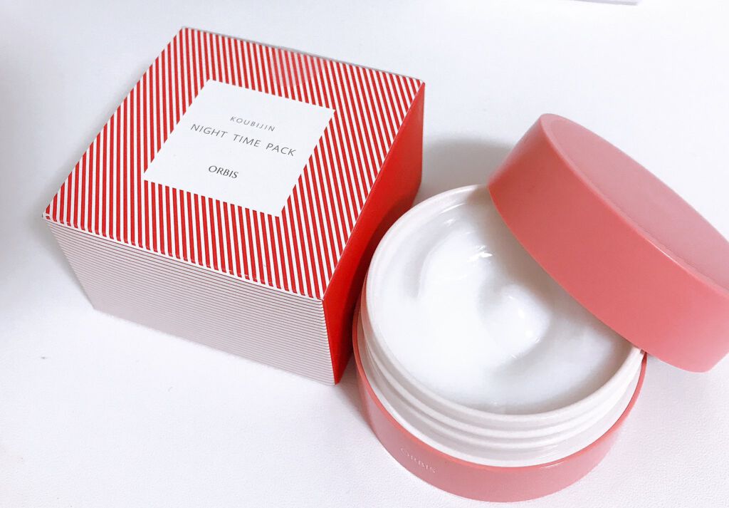 ナイトタイムパック 酵美人 2021/オルビス/フェイスクリームを使ったクチコミ(1枚目)