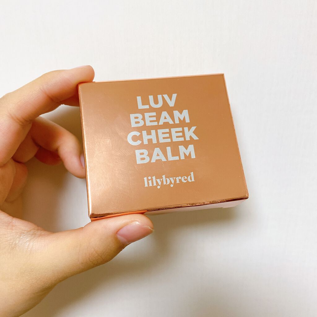 ラヴ ビーム チークバーム 01 ピュアコーラル/lilybyred/ジェル・クリームチークを使ったクチコミ（3枚目）