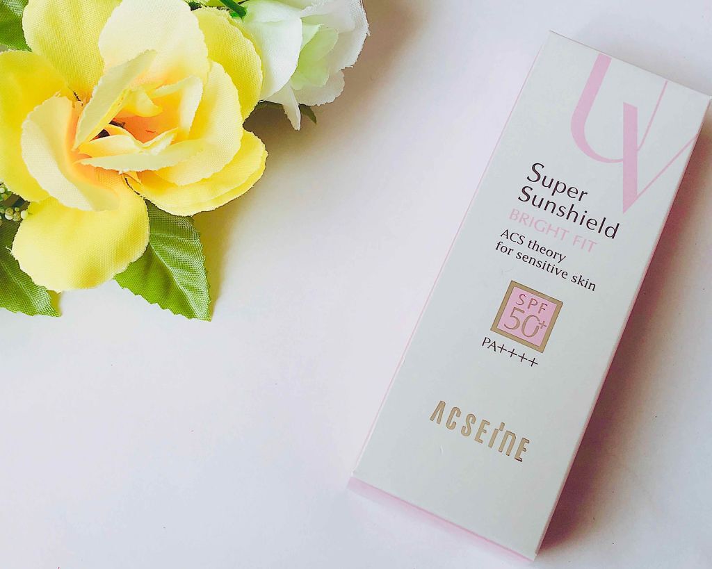 ACSEINE スーパーサンシールド ブライトフィットのクチコミ「アクセーヌのスーパーサンシールド ブライトフィットをお試しさせていただきました❤️

今年の3.....」（1枚目）