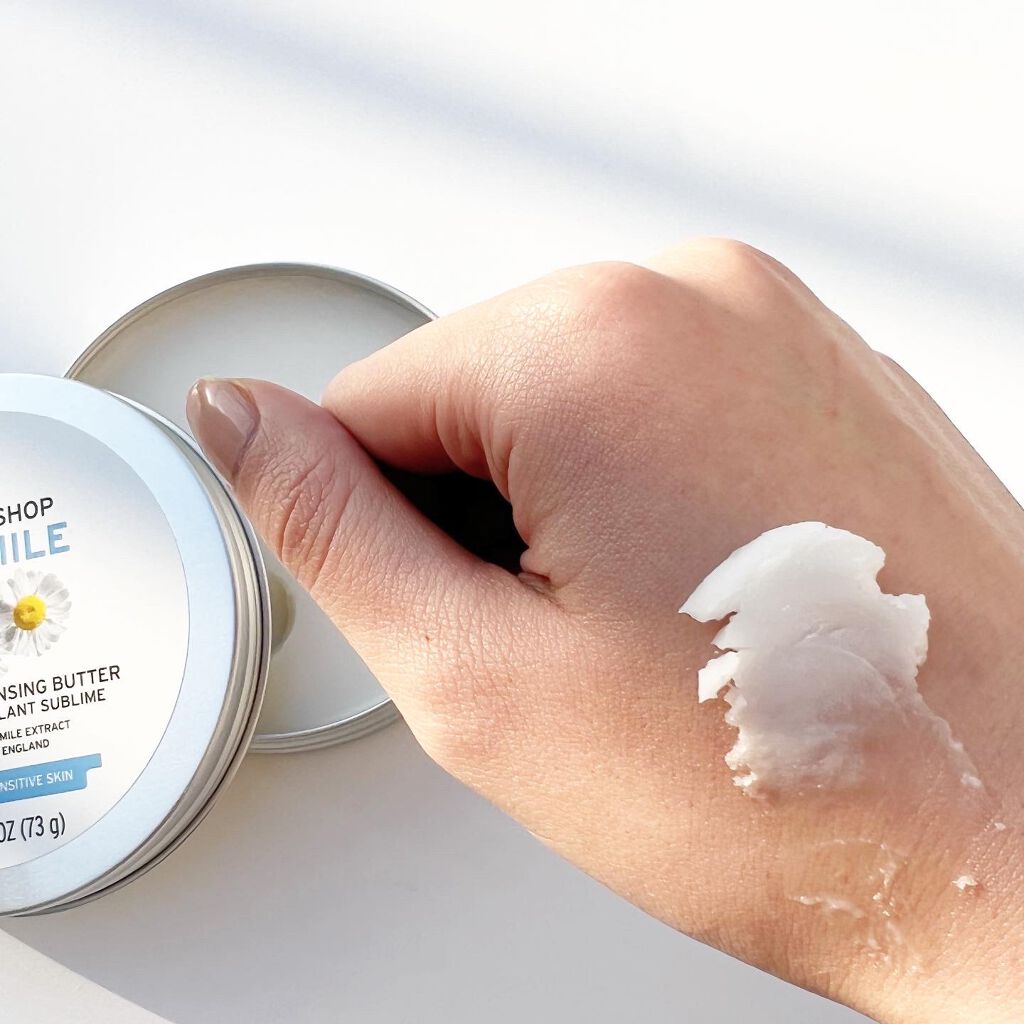 カモマイル サンプチュアス クレンジングバター/THE BODY SHOP/クレンジングバームを使ったクチコミ（3枚目）