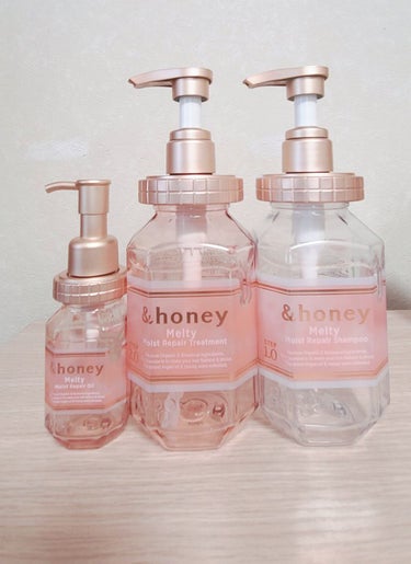 &honey Melty モイストリペア シャンプー1.0／モイストリペア ヘアトリートメント2.0/&honey/シャンプー・コンディショナーを使ったクチコミ（1枚目）