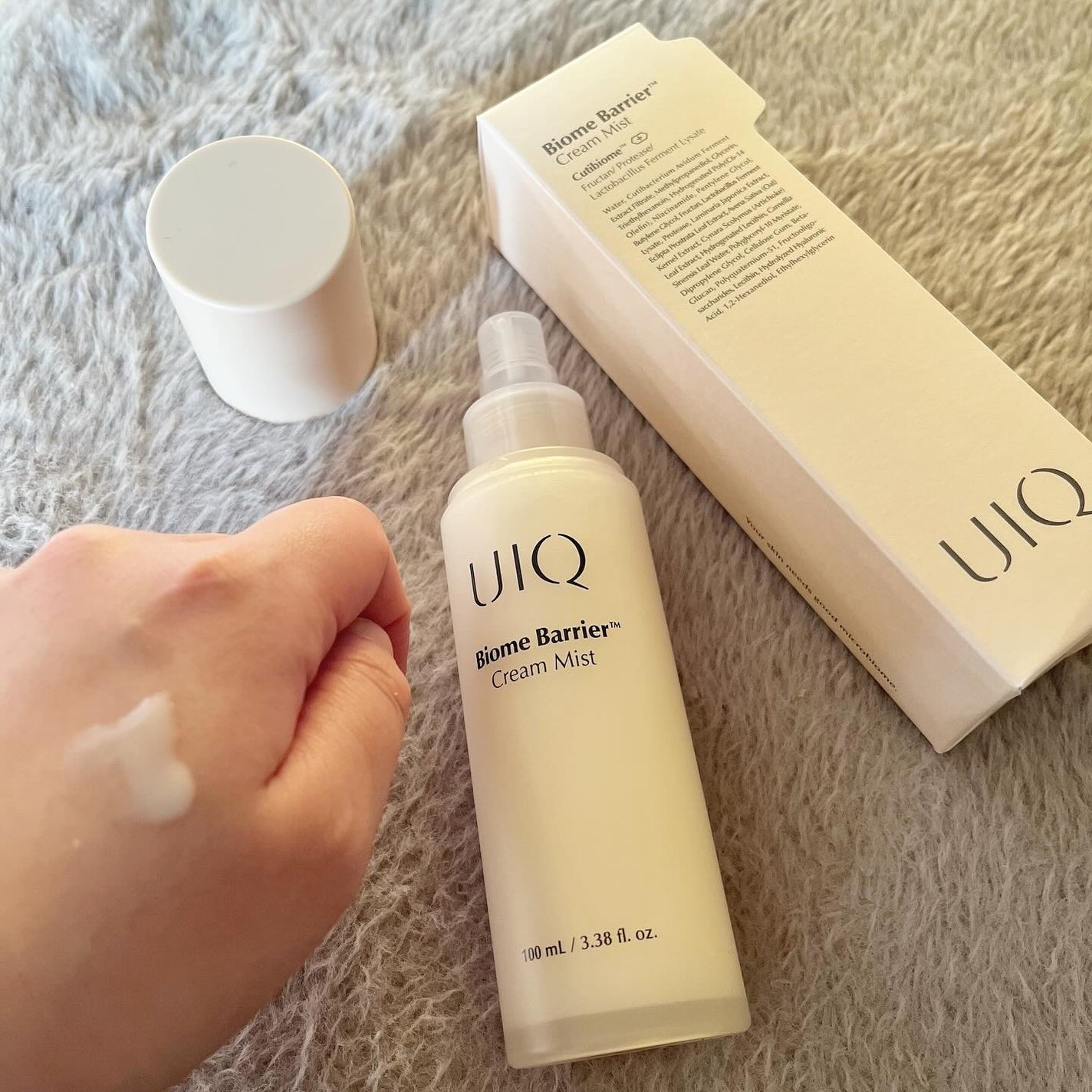 バイオームバリア クリームミスト/UIQ/ミスト状化粧水を使ったクチコミ(3枚目)