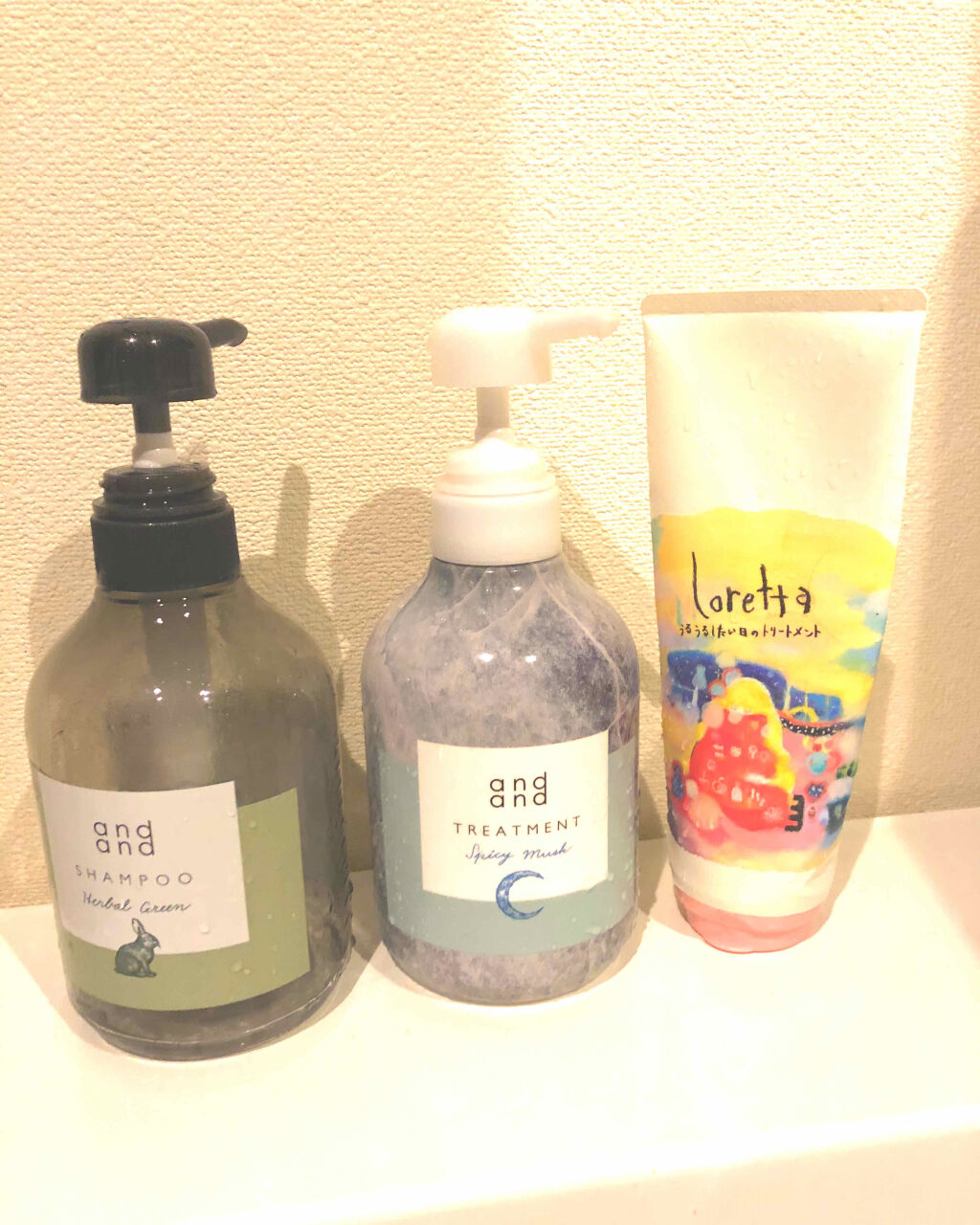 静かに ハーバルグリーンの香り シャンプー/and and/市販シャンプーを使ったクチコミ（1枚目）