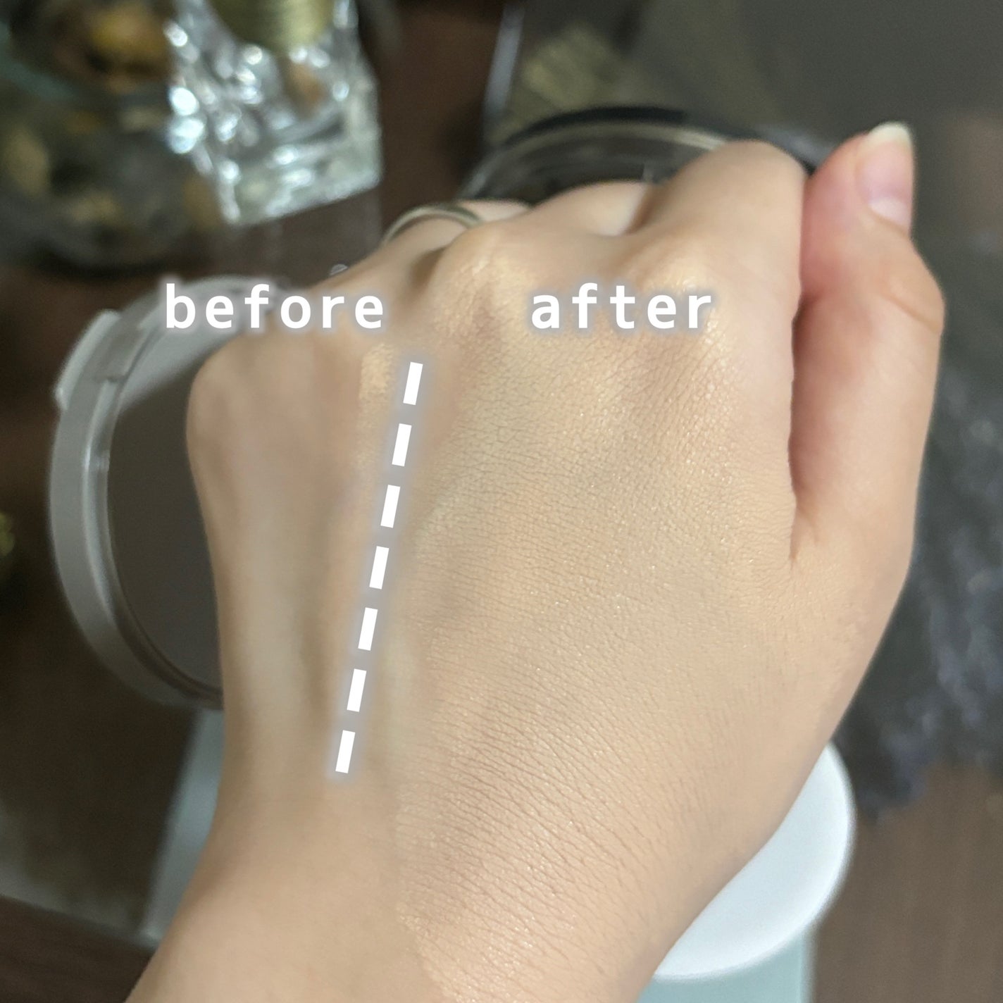 ブラーカバークッション/LUNA/クッションファンデーションを使ったクチコミ(3枚目)