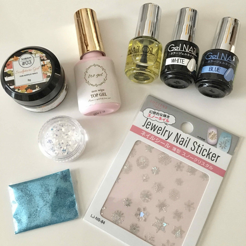 ホログラム/セリア/ネイルチップ・パーツを使ったクチコミ（3枚目）