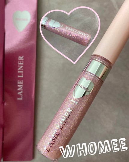 フーミー キララメライナー/WHOMEE/リキッドアイシャドウを使ったクチコミ(1枚目)