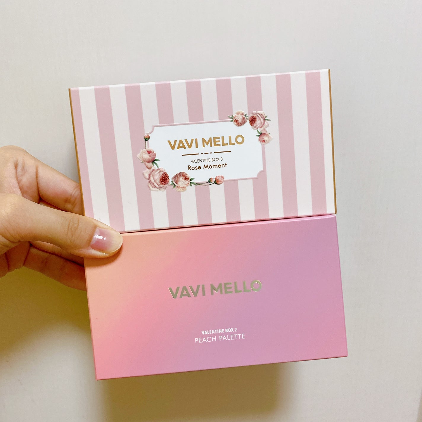 バレンタインボックス/VAVI MELLO/アイシャドウパレットを使ったクチコミ(4枚目)
