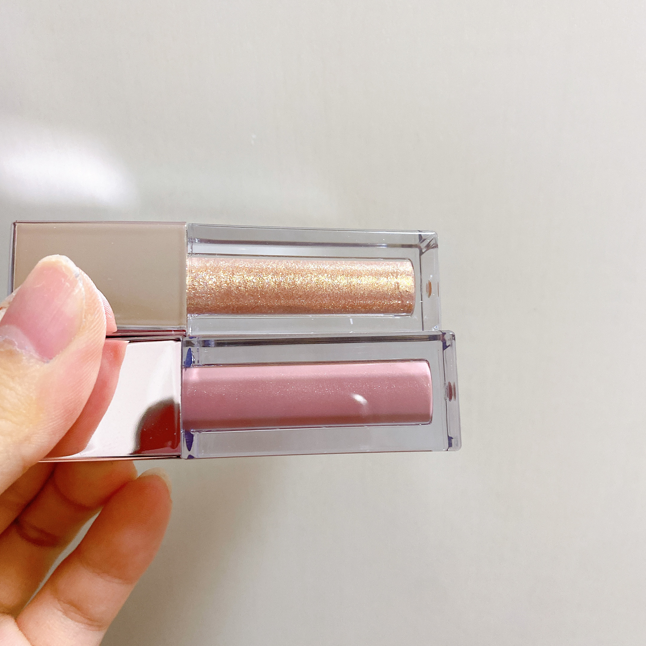 アミュチア セレクトタッチアイシャドウ S001 ダスティピンク/クラブ/リキッドアイシャドウを使ったクチコミ（3枚目）