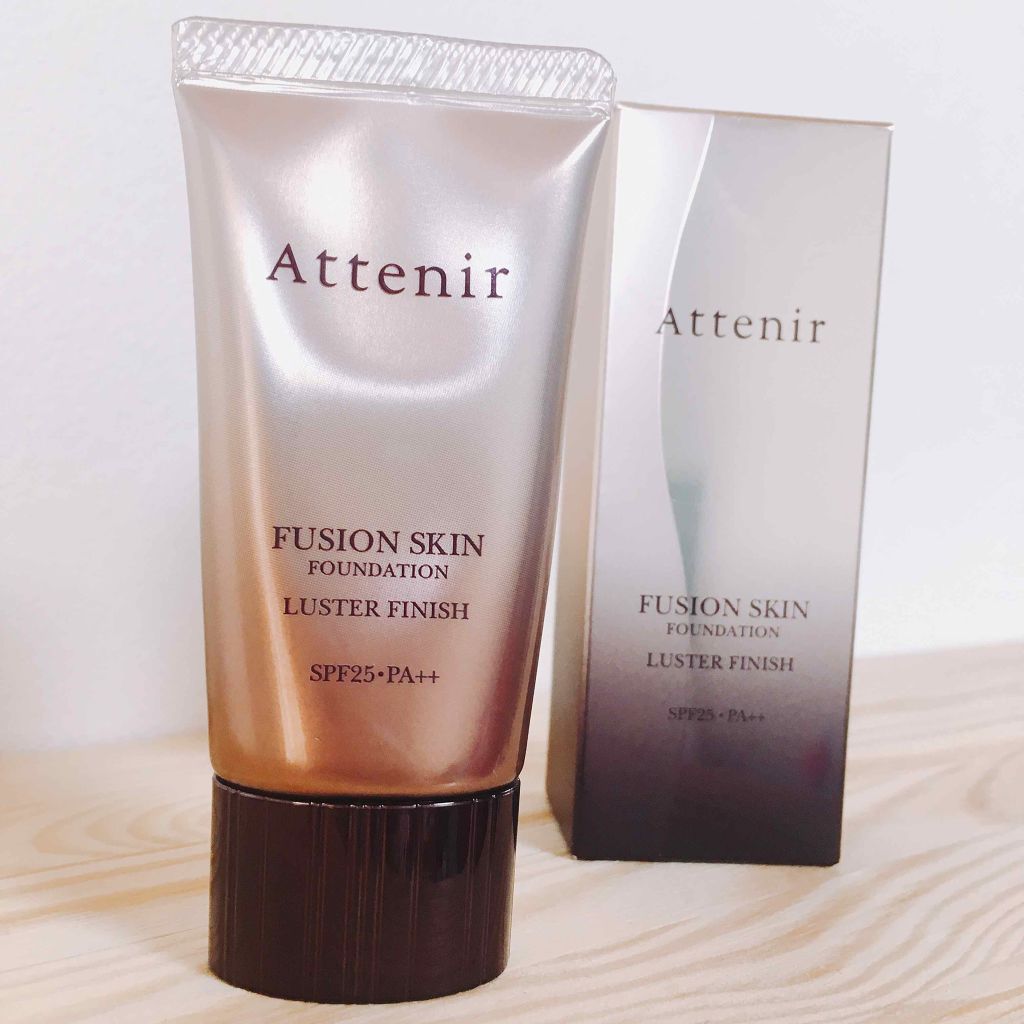 フュージョンスキンファンデーション ラスターフィニッシュ/アテニア/クリーム・エマルジョンファンデーションを使ったクチコミ(1枚目)