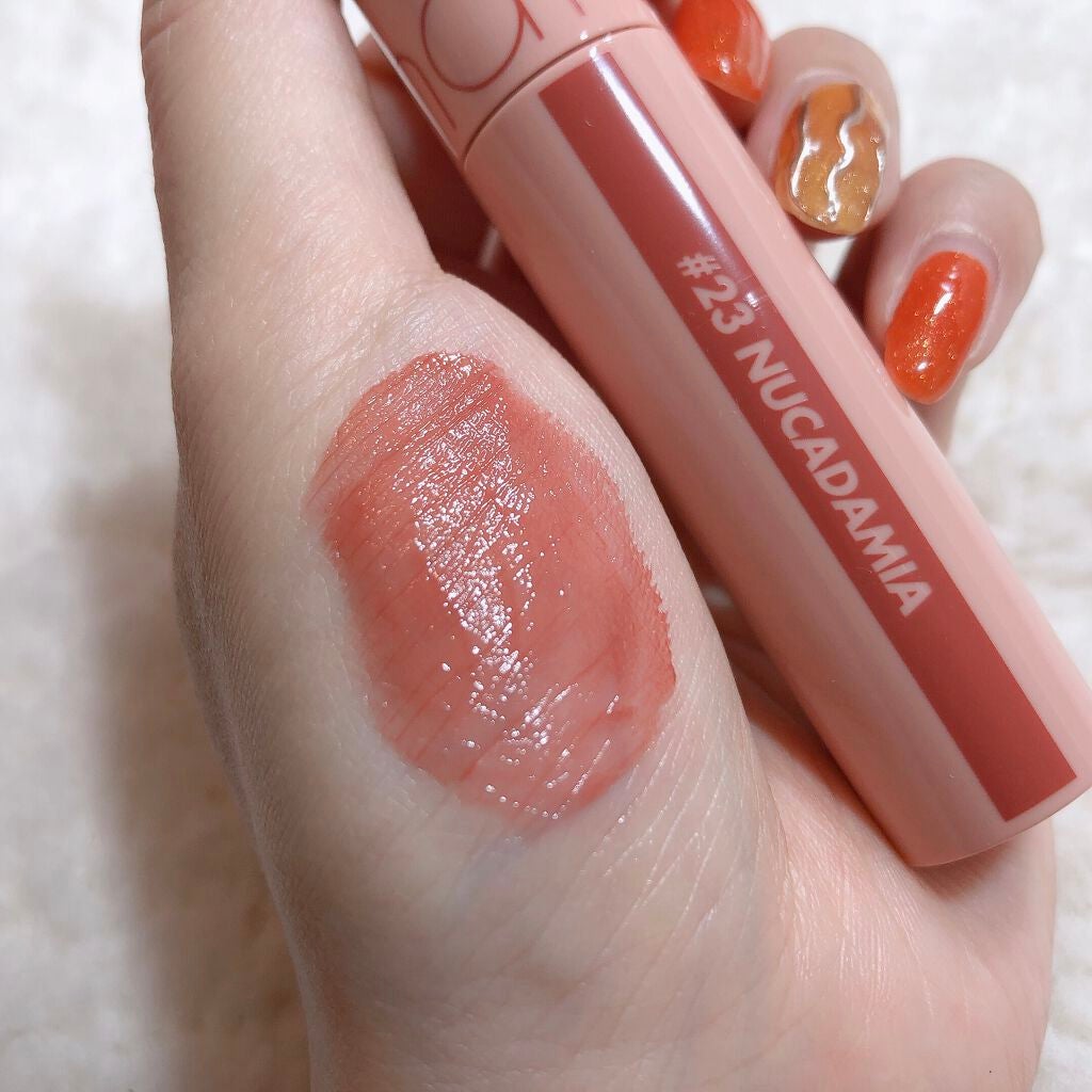 ジューシーラスティングティント/rom&nd/リップティントを使ったクチコミ(7枚目)