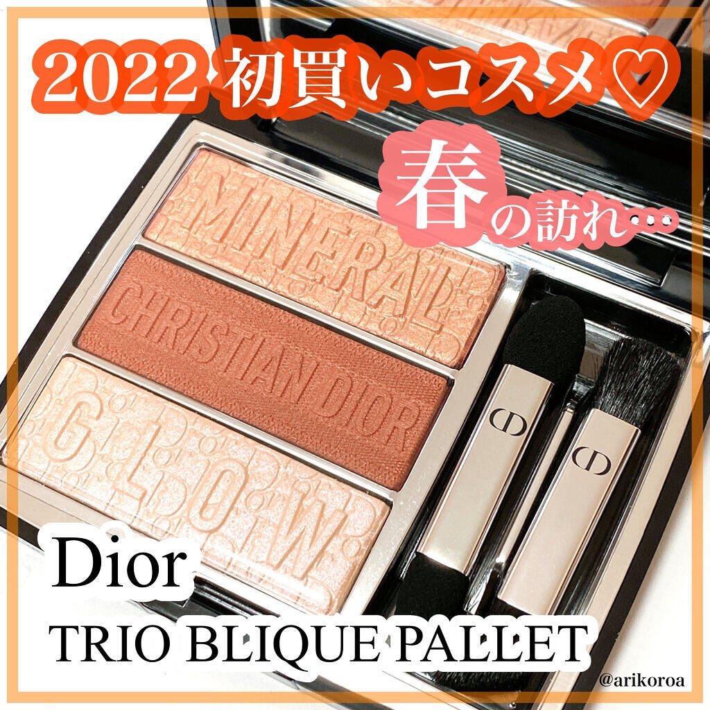 トリオ ブリック パレット/Dior/アイシャドウパレットを使ったクチコミ(1枚目)
