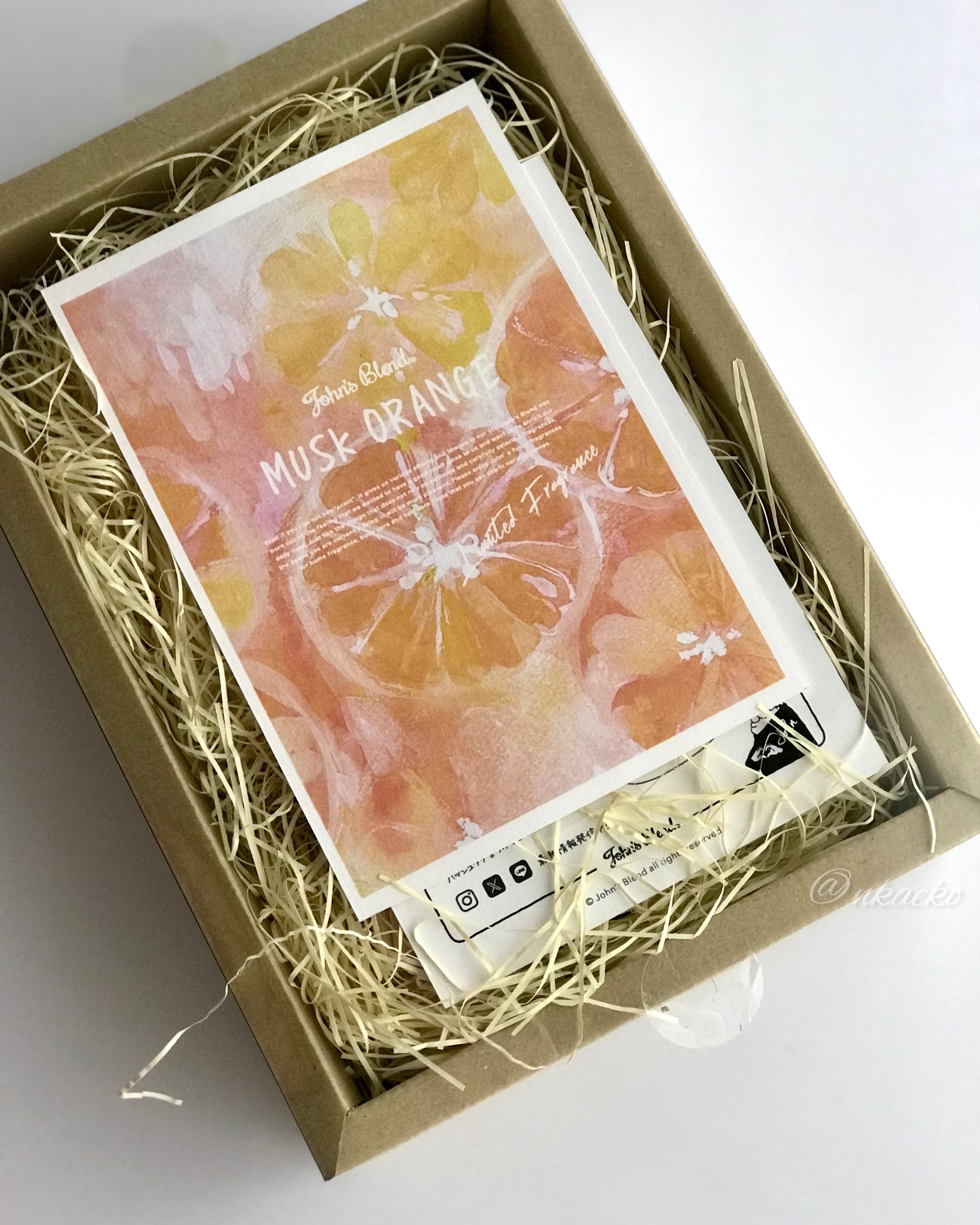 リードディフューザーミニ　ムスクオレンジ/John's Blend/ルームフレグランスを使ったクチコミ（3枚目）