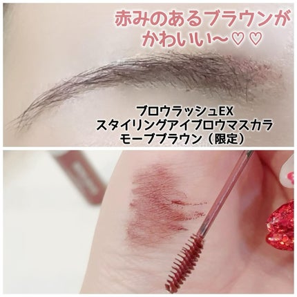 ブロウラッシュEX スタイリングアイブロウマスカラ /ブロウラッシュ/眉マスカラを使ったクチコミ(4枚目)