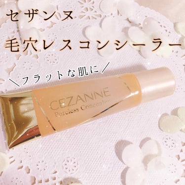 毛穴レスコンシーラー/CEZANNE/クリームコンシーラーを使ったクチコミ（1枚目）