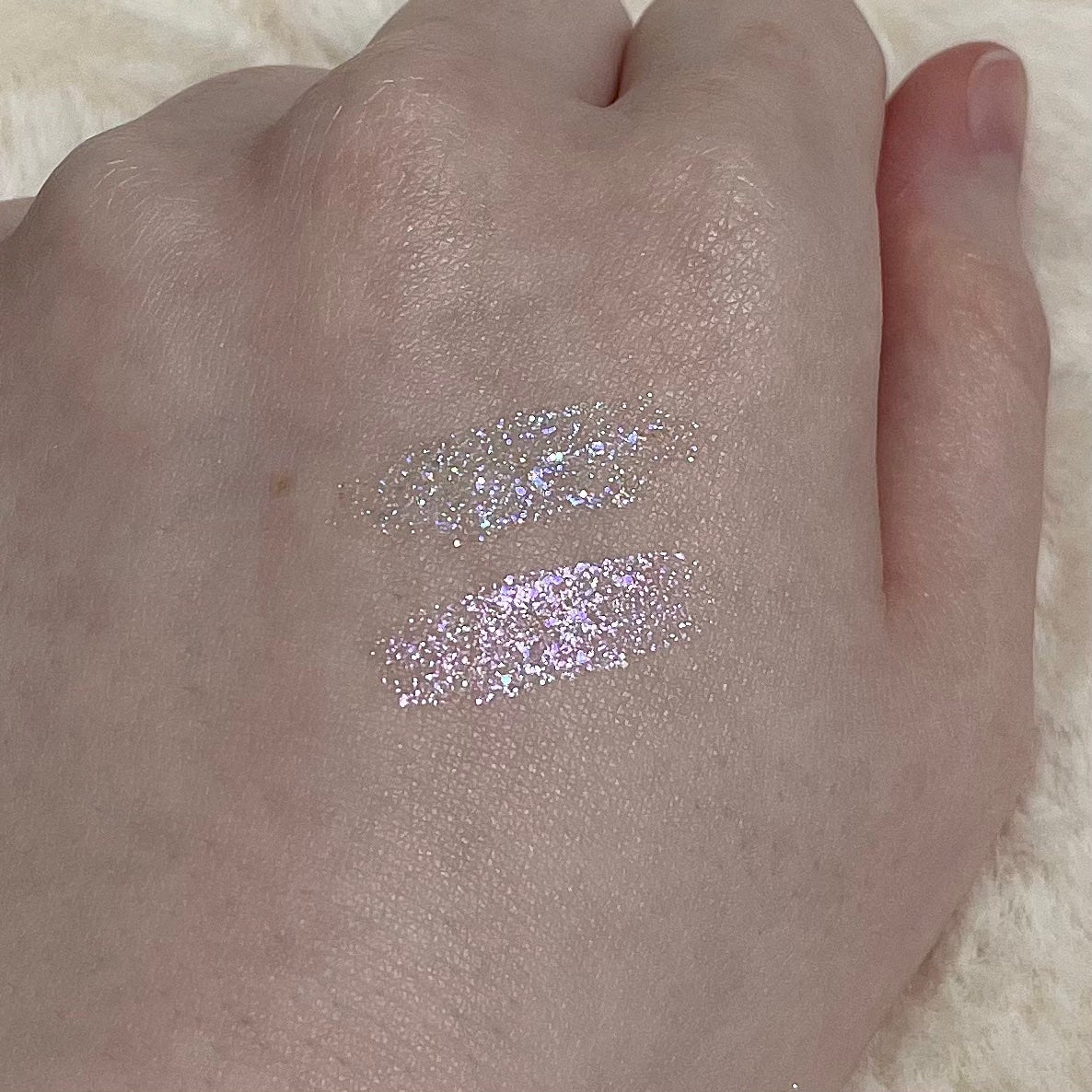 リキッド グリッター シャドウ/rom&nd/グリッターを使ったクチコミ(5枚目)