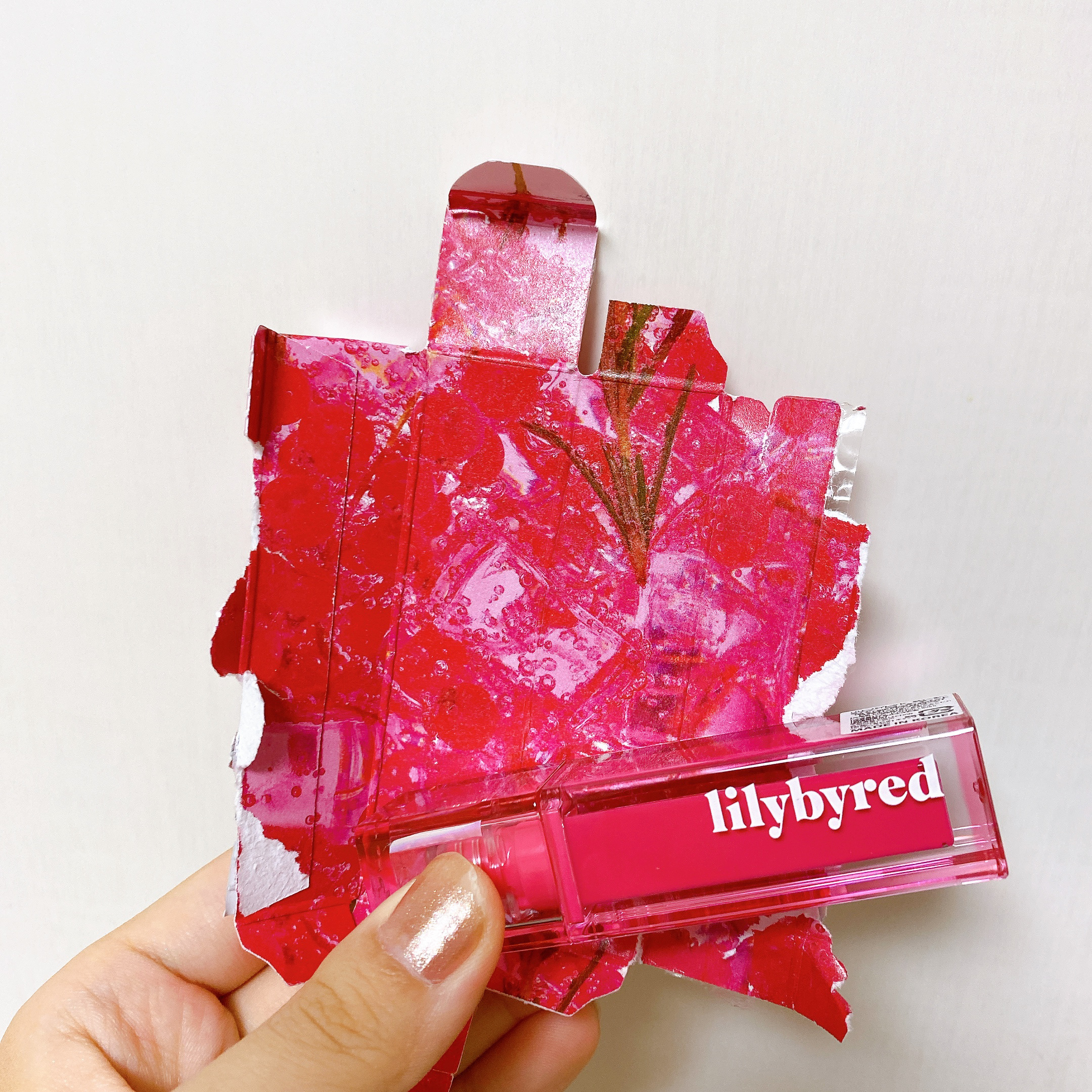 ジューシーライアー ウォーターティント 01 グァバモヒート(GUAVA MOJITO)/lilybyred/リップティントを使ったクチコミ（2枚目）