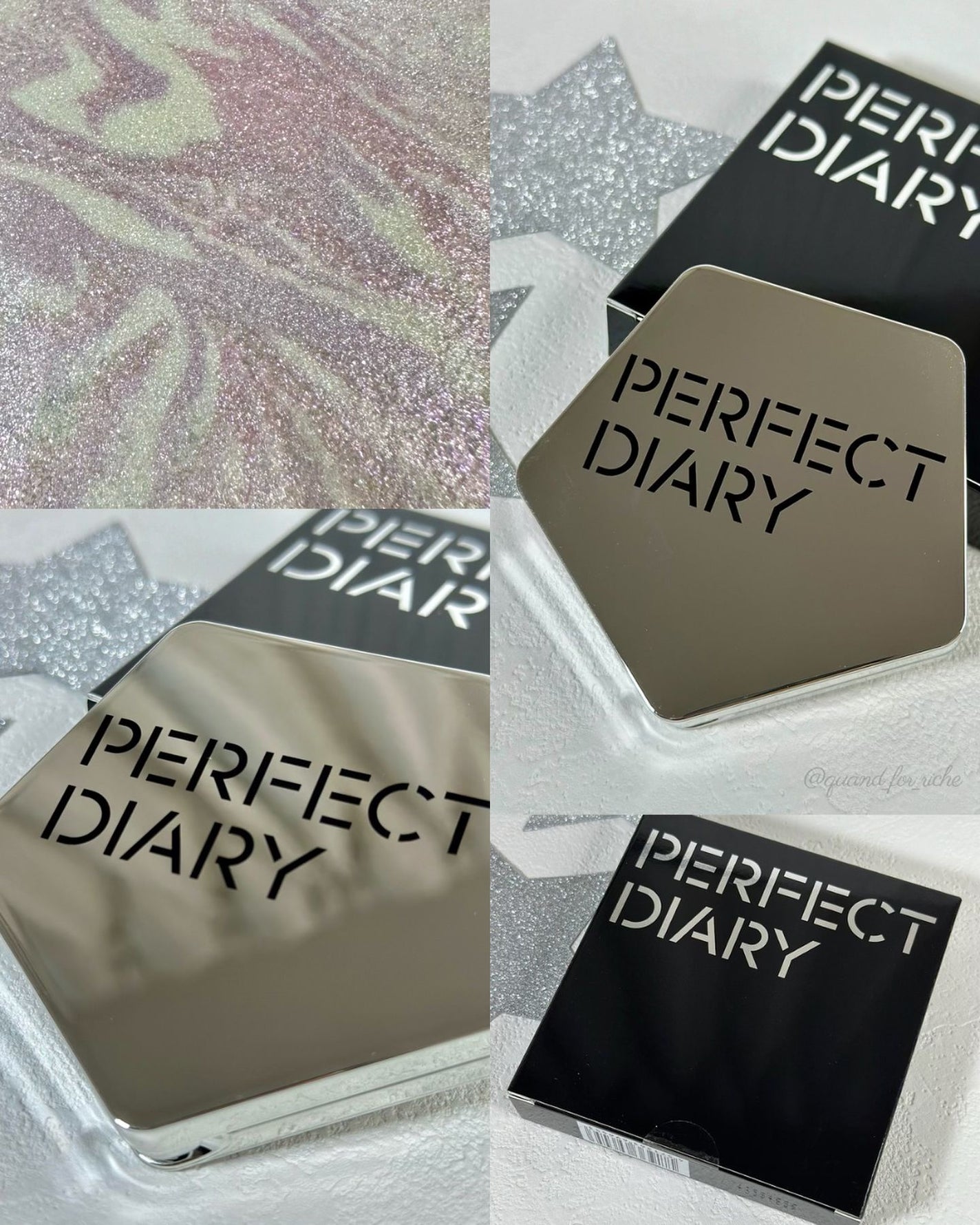 スターダストダイヤモンドハイライトパウダー/PERFECT DIARY/パウダーハイライトを使ったクチコミ(2枚目)