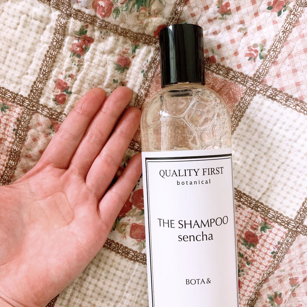ボタアンド ザ シャンプー <sencha>/クオリティファースト/市販シャンプーを使ったクチコミ（2枚目）