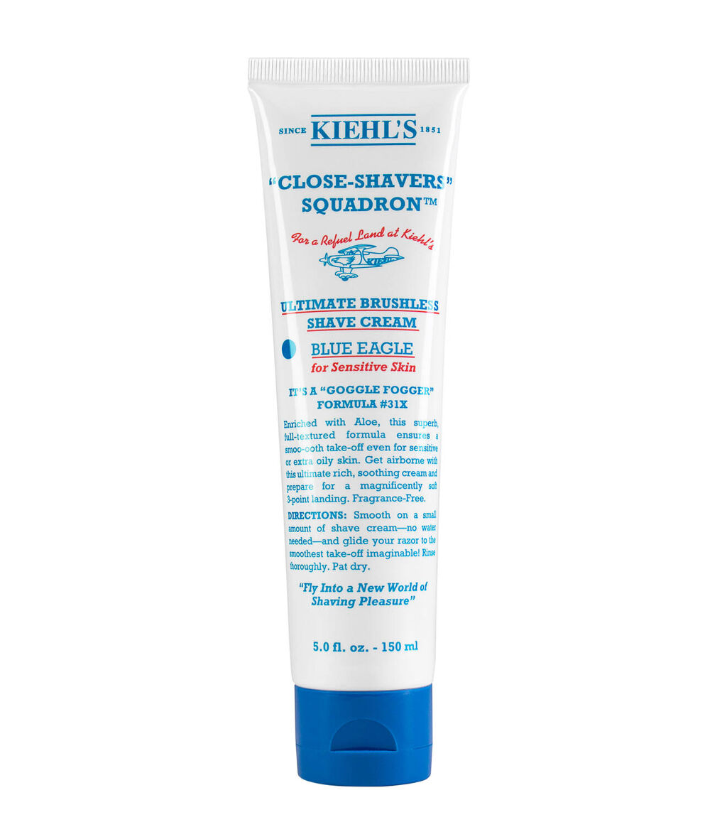 Kiehl's キールズ ブラシレス シェーブクリーム ブルー