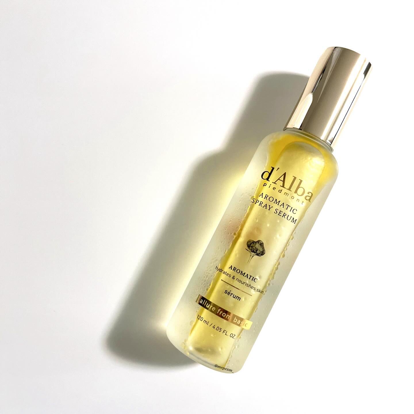 ホワイトトリュフファーストアロマティックスプレーセラム/ダルバ/ミスト状化粧水を使ったクチコミ（1枚目）